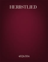 Herbstlied SA/TB choral sheet music cover